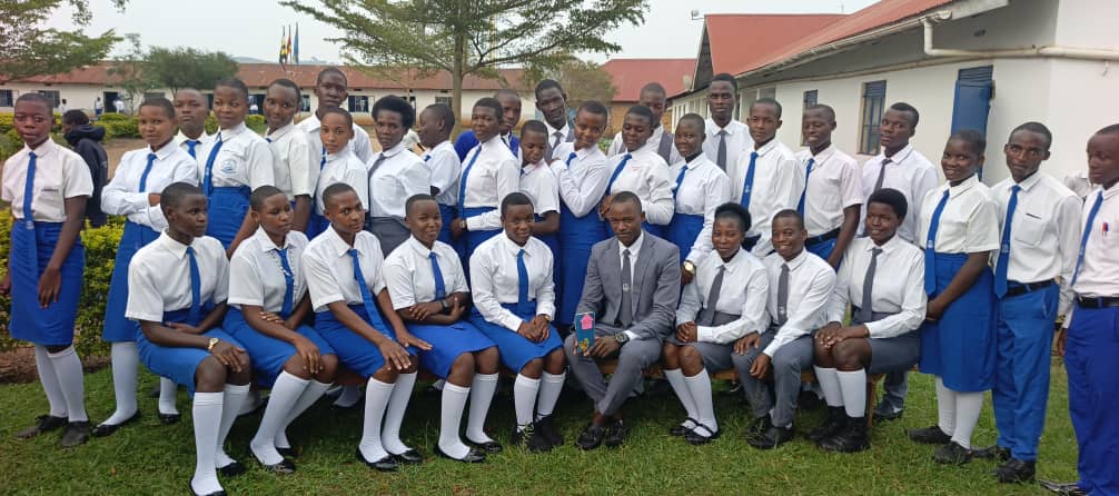 Students at St Charles Lwanga SS Zorooma
