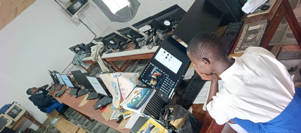 ICT learning at St Charles Lwanga SS Zorooma