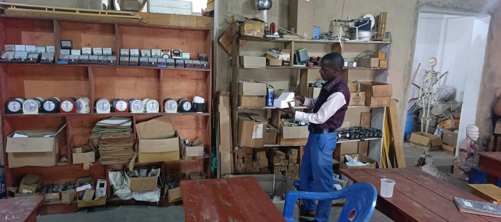Science learning resources at St Charles Lwanga SS Zorooma